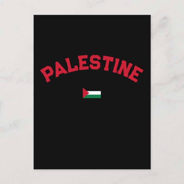 State of Palestine Varsity College University Postcard (Front)