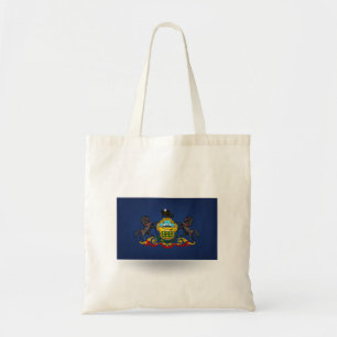State of Pennsylvania Flag Tote Bag