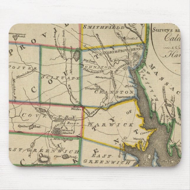 State of Rhode Island 3 Mouse Pad (Front)