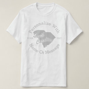 State Of South Carolina PERSONALIZED T-shirt