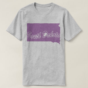 State Of South Dakota Shape T-shirt