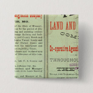 State of Texas 15 Cm Square Badge