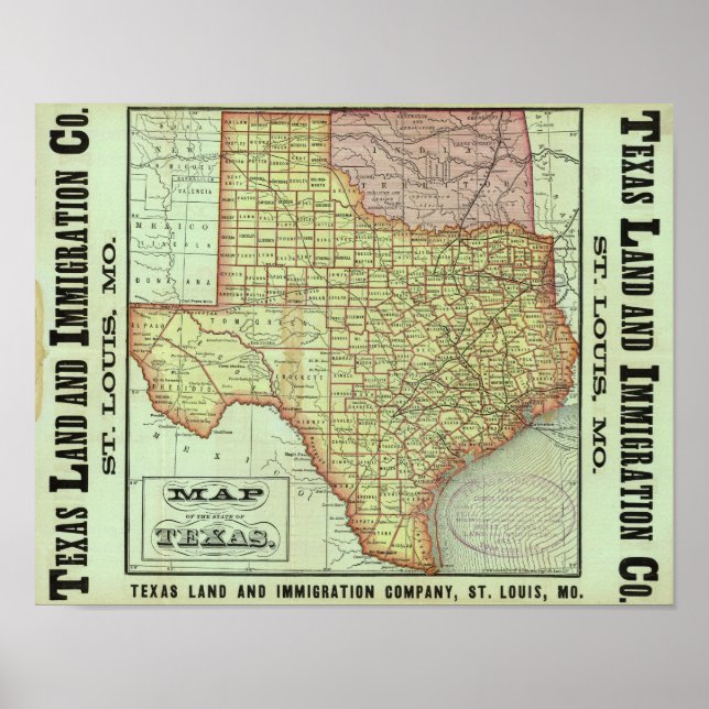 State of Texas 3 Poster (Front)