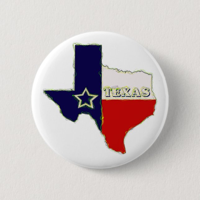 STATE OF TEXAS 6 CM ROUND BADGE (Front)