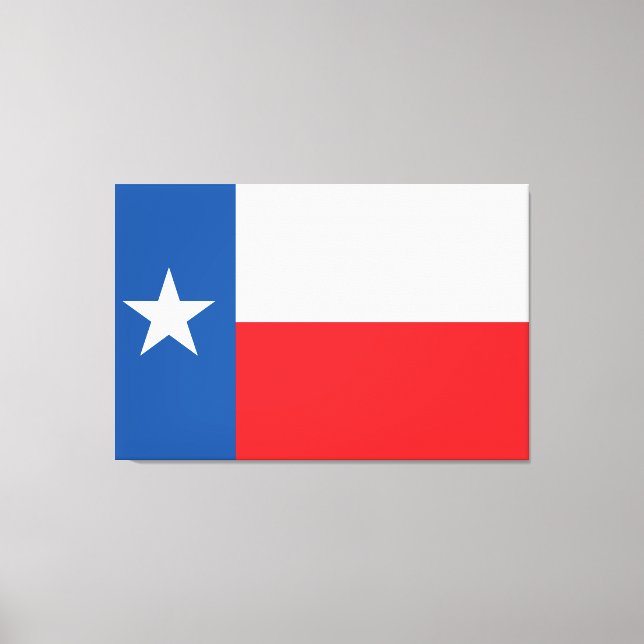 State of Texas flag Canvas Print (Front)