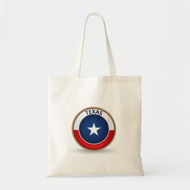 State of Texas Flag Seal Tote Bag (Front)