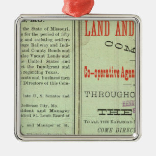 State of Texas Metal Tree Decoration