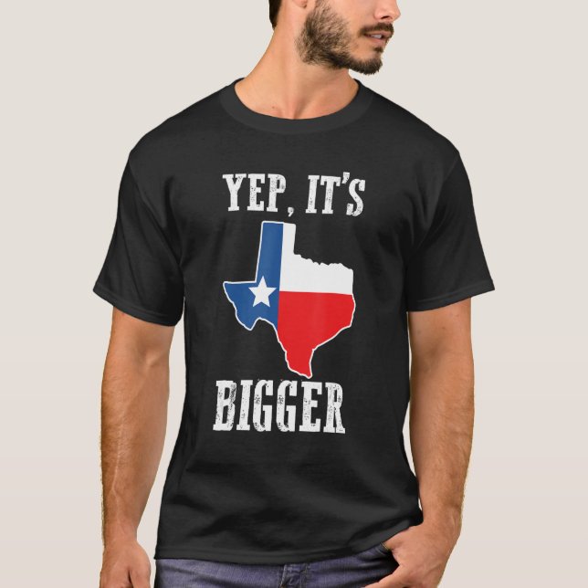 State Of Texas  Texas Map  Texians Pride  Yep It's T-Shirt (Front)