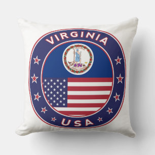 State of Virginia Cushion