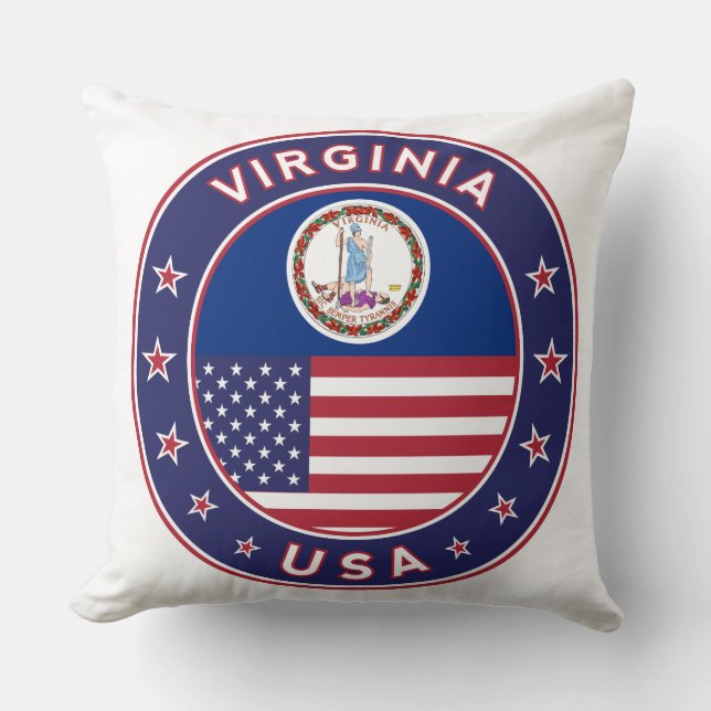 State of Virginia Cushion (Front)