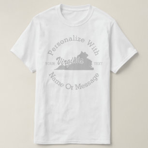 State Of Virginia PERSONALIZED T-shirt