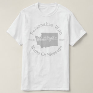 State Of Washington PERSONALIZED T-shirt