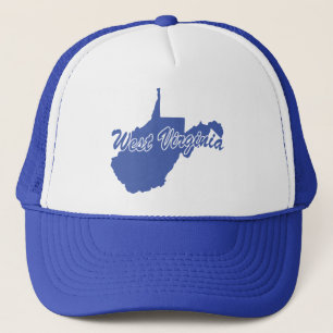 State Of West Virginia Shape Trucker Hat