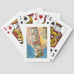 State of Wisconsin WI Old Vintage Travel Souvenir Playing Cards