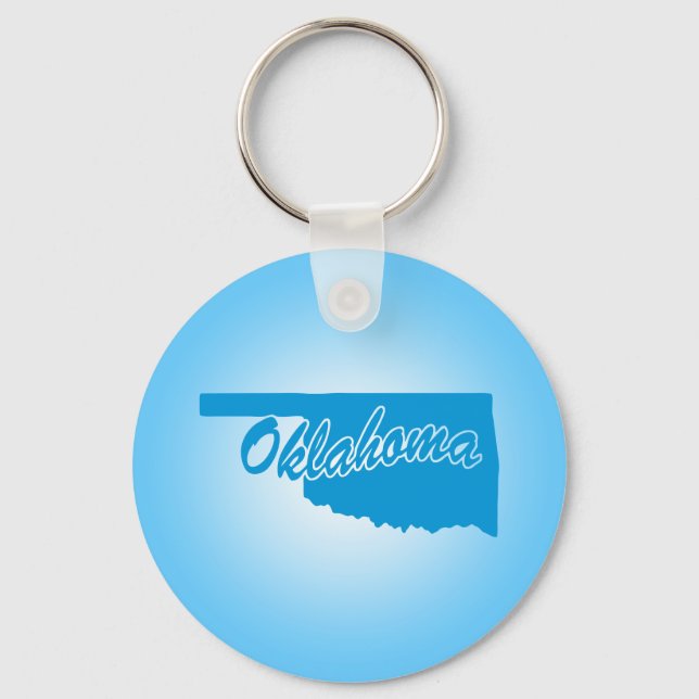 State Oklahoma Keychain (Front)