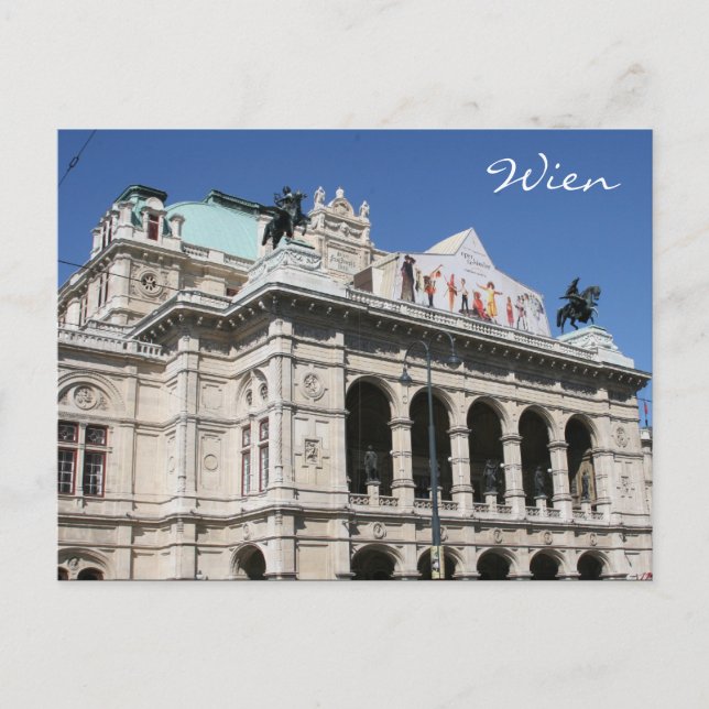 state opera wien postcard (Front)