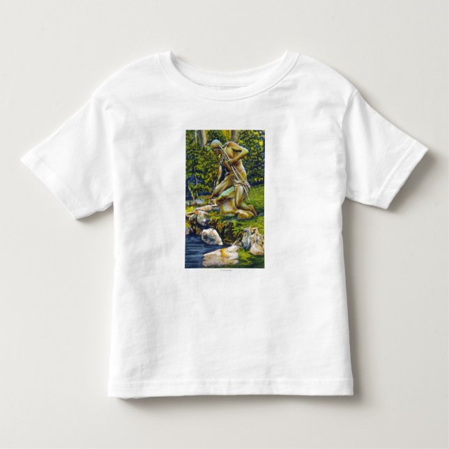 State Park Indian Statue Toddler T-Shirt (Front)