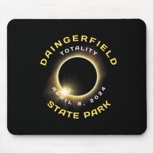 State Park Texas Solar Eclipse April 8 2024 Mouse Pad