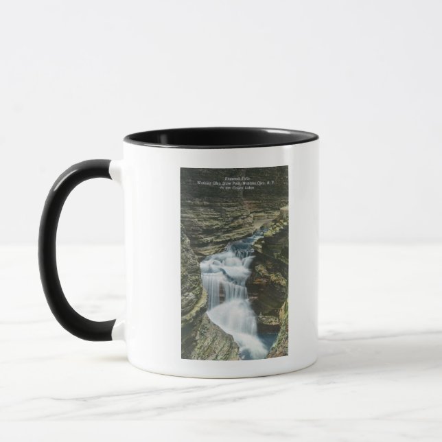State Park View of Diamond Falls Mug (Left)