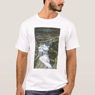 State Park View of Diamond Falls T-Shirt