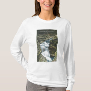 State Park View of Diamond Falls T-Shirt