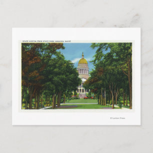 State Park View of the State Capitol Building Postcard