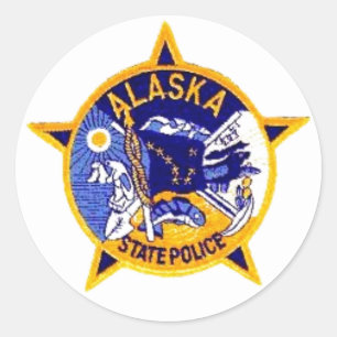 State Police - Alaska Classic Round Sticker