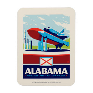 State Pride Alabama Magnet