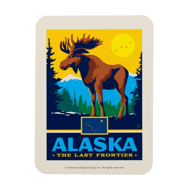 State Pride | Alaska Magnet (Vertical)
