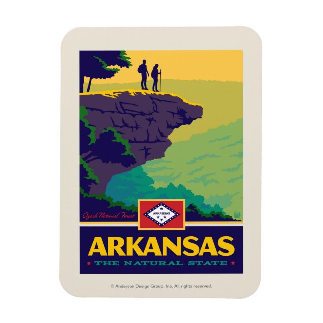 State Pride | Arkansas Magnet (Vertical)