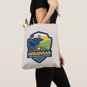 State Pride Arkansas Tote Bag