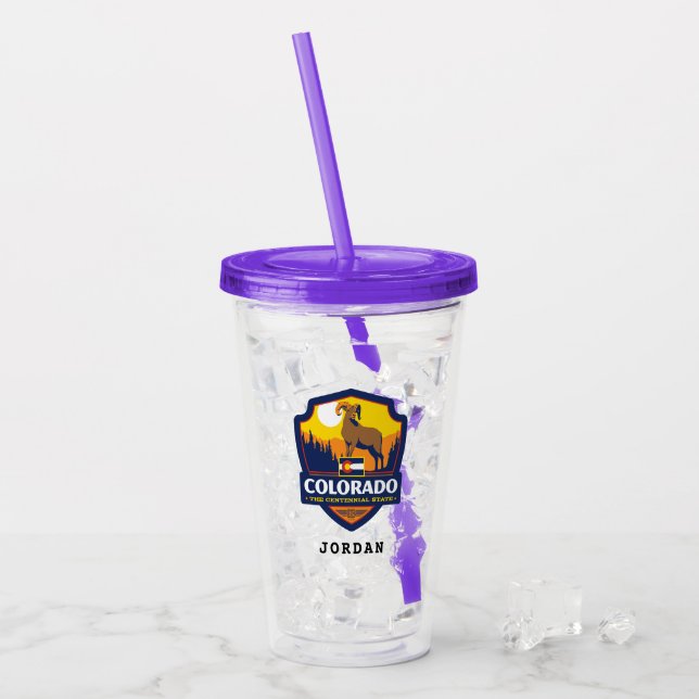 State Pride | Colorado Acrylic Tumbler (Front Ice)