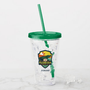 State Pride Florida Acrylic Tumbler