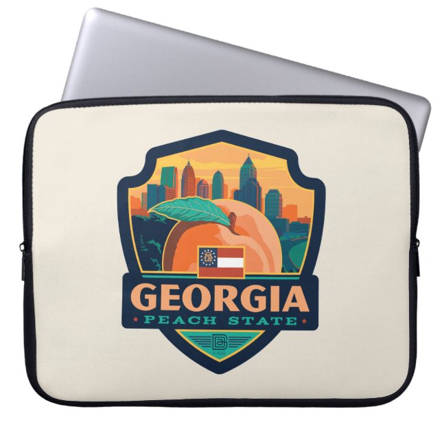 State Pride | Georgia Laptop Sleeve (Front)