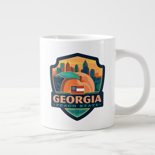 State Pride | Georgia Large Coffee Mug (Right)