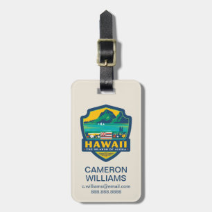 State Pride   Hawaii Luggage Tag