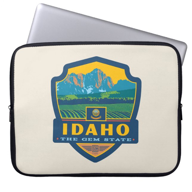State Pride | Idaho Laptop Sleeve (Front)