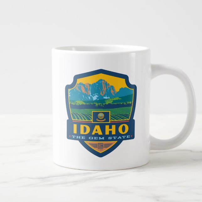 State Pride | Idaho Large Coffee Mug (Right)