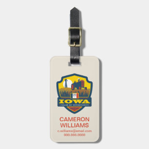 State Pride Iowa Luggage Tag