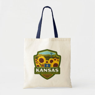 State Pride   Kansas Tote Bag