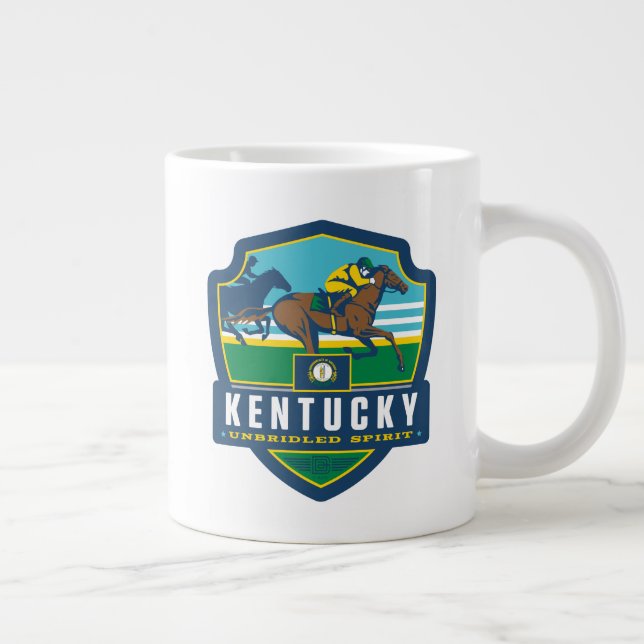 State Pride | Kentucky Large Coffee Mug (Right)