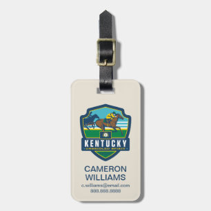 State Pride Kentucky Luggage Tag