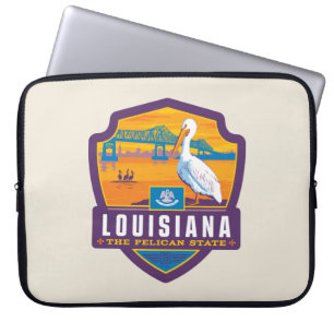 State Pride Louisiana Laptop Sleeve