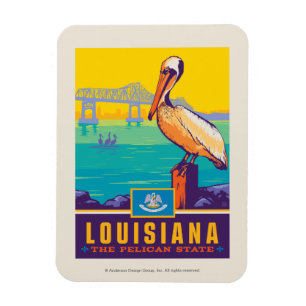 State Pride   Louisiana Magnet