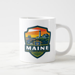 State Pride   Maine Large Coffee Mug