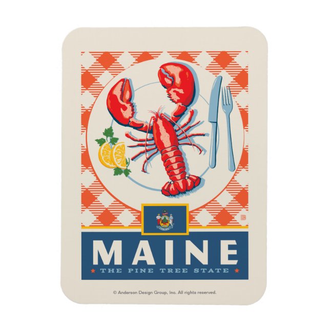 State Pride | Maine Magnet (Vertical)