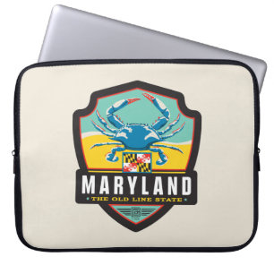 State Pride Maryland Laptop Sleeve