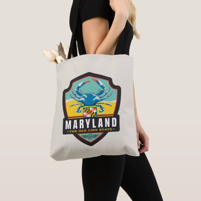 State Pride | Maryland Tote Bag (Close Up)
