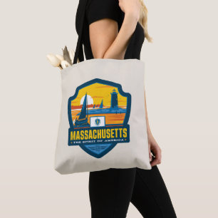 State Pride Massachusetts Tote Bag