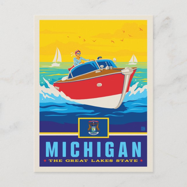 State Pride | Michigan Postcard (Front)